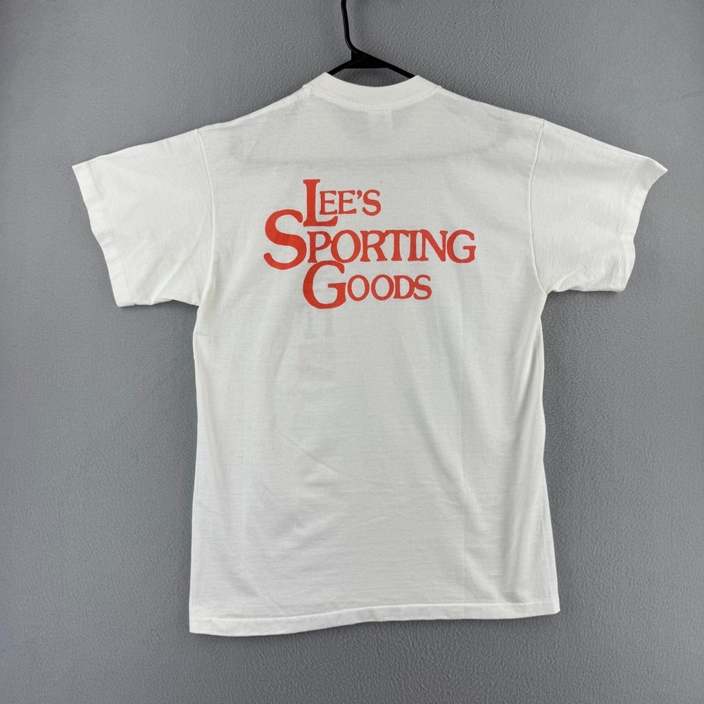 Vintage Nike T Shirt Mens XL White Single Stitch 90s Double Made in USA - Picture 8 of 15